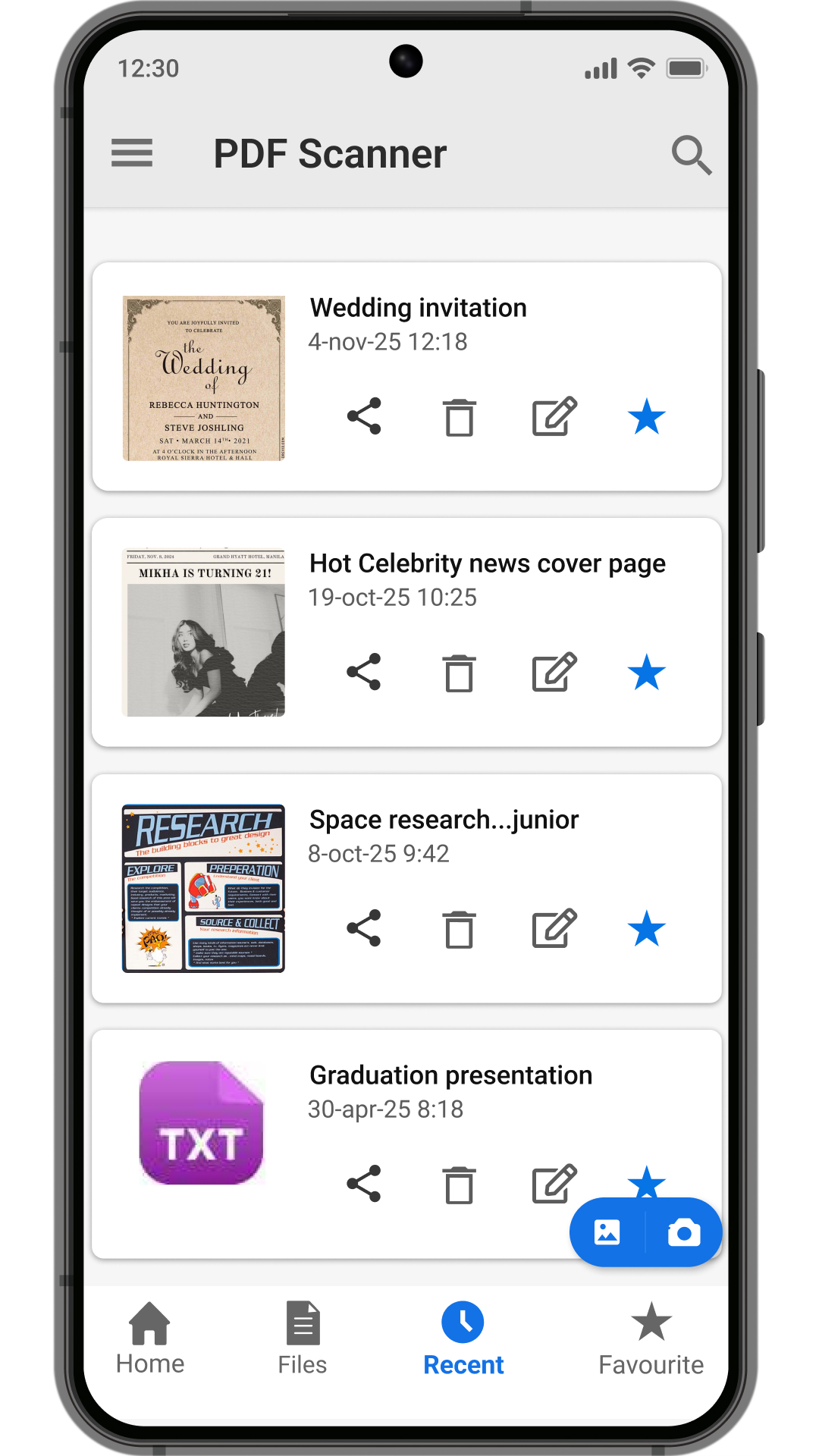 اسکرین شات 5 برنامه PDF Scanner App