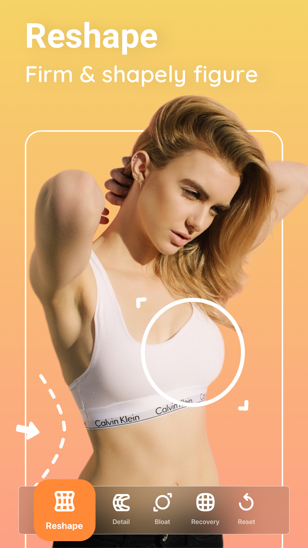 اسکرین شات 4 برنامه Peachy: Face App & Body Editor