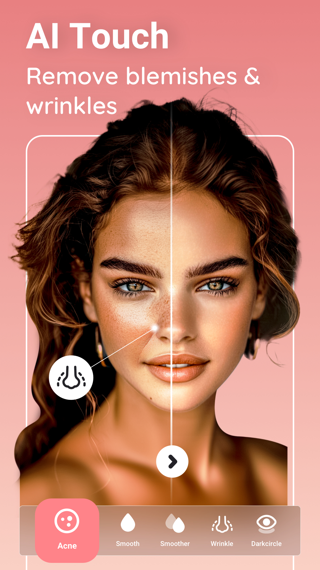 اسکرین شات 2 برنامه Peachy: Face App & Body Editor