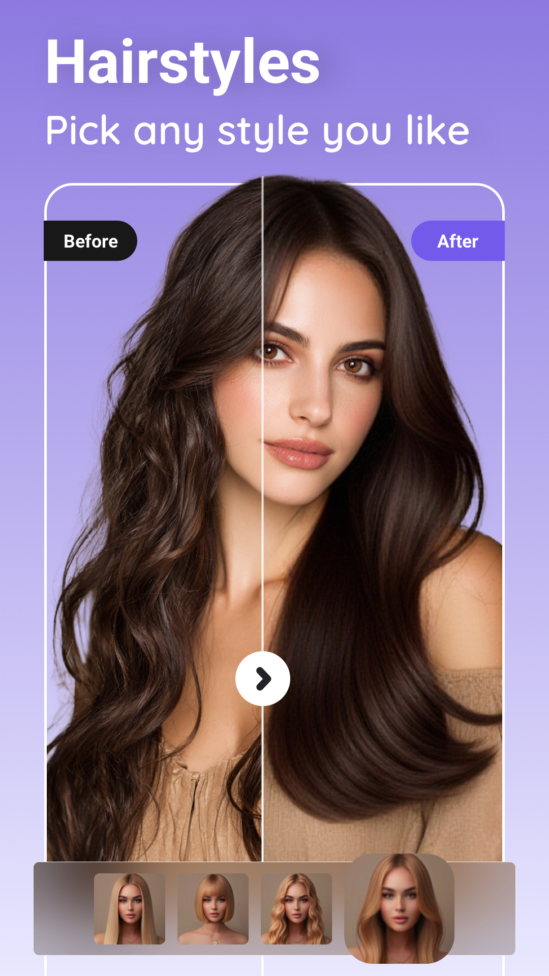 اسکرین شات 5 برنامه Peachy: Face App & Body Editor