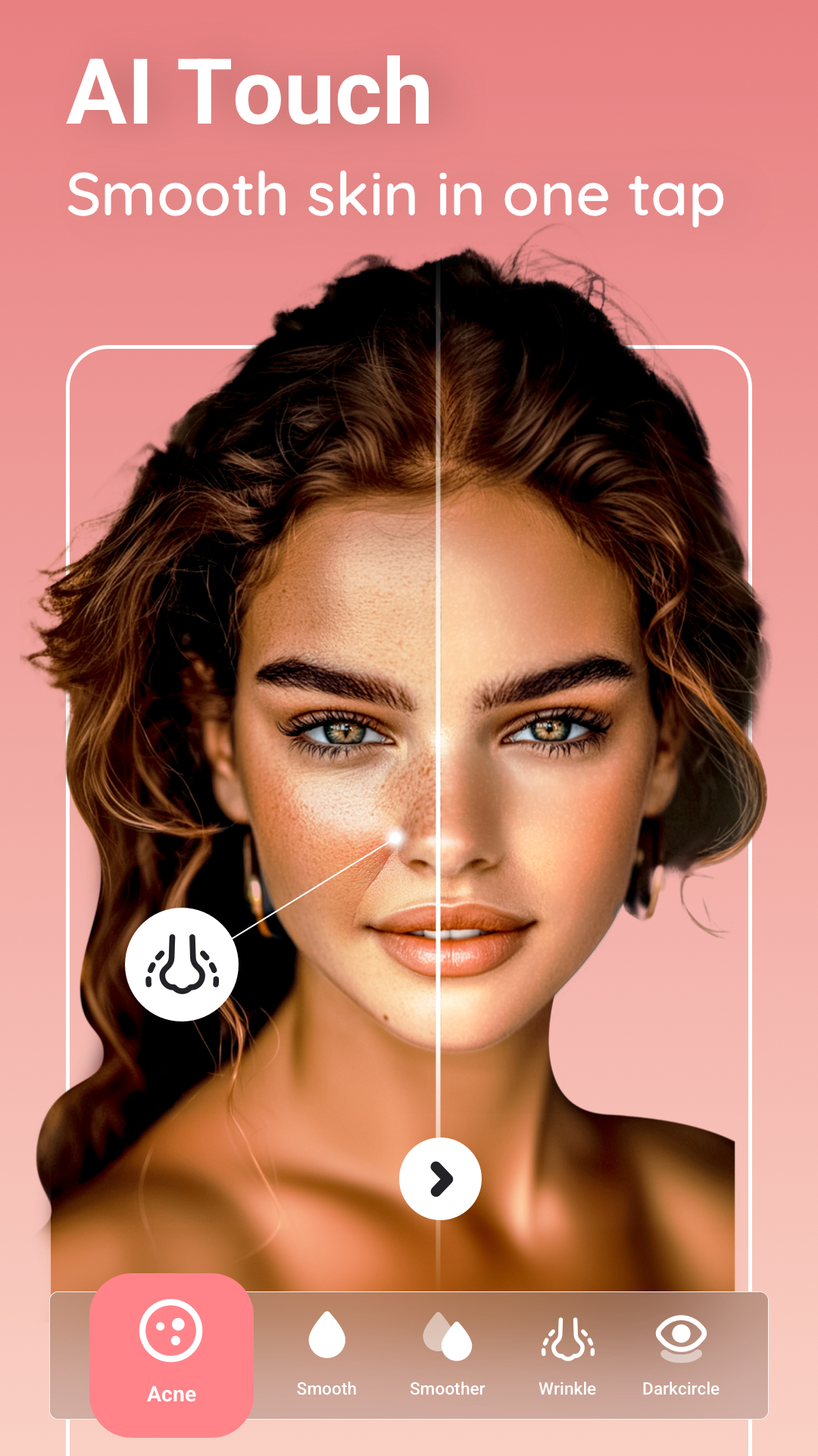 اسکرین شات 2 برنامه Peachy: Face App & Body Editor