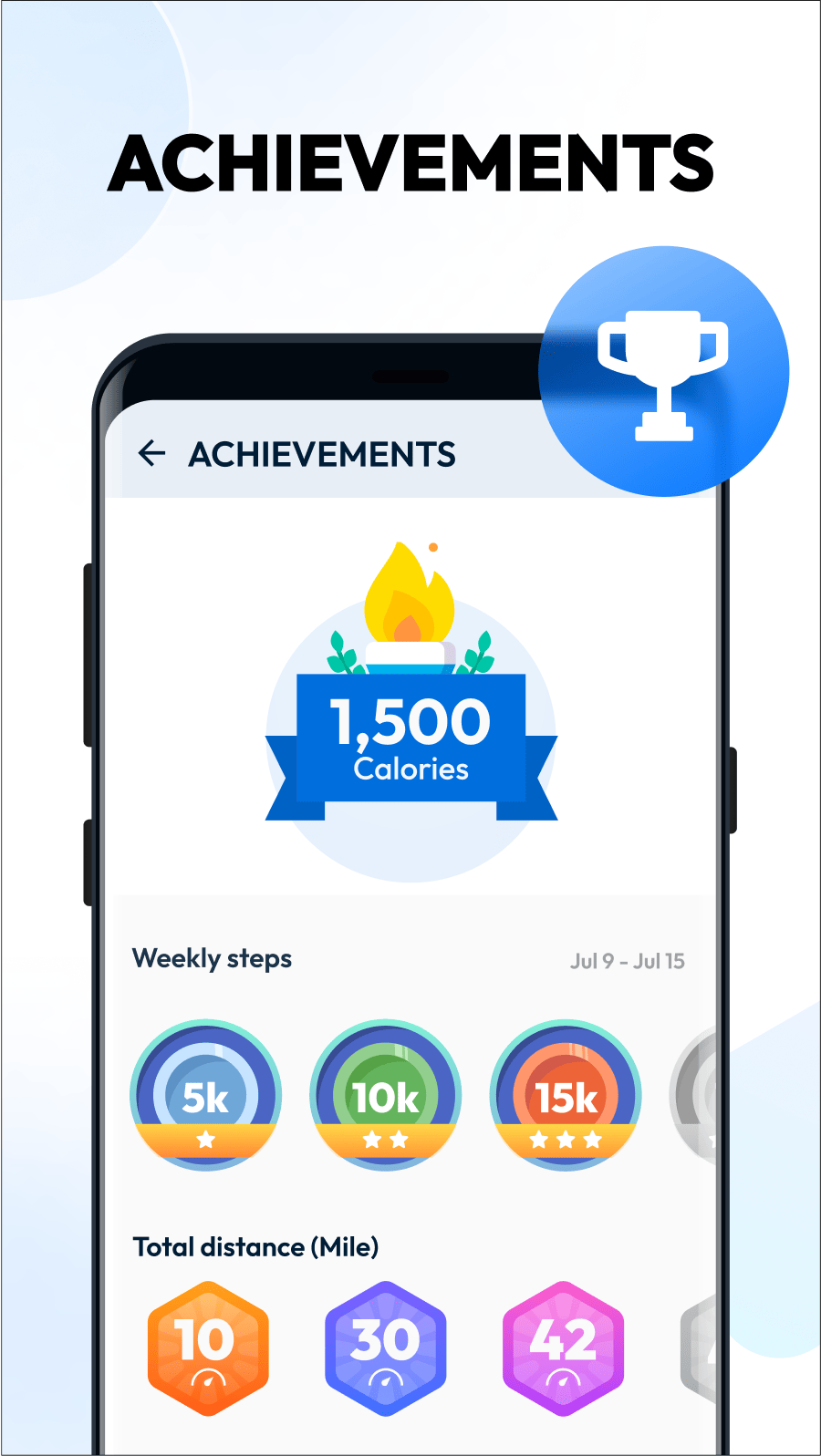 اسکرین شات 5 برنامه Pedometer - Step Counter