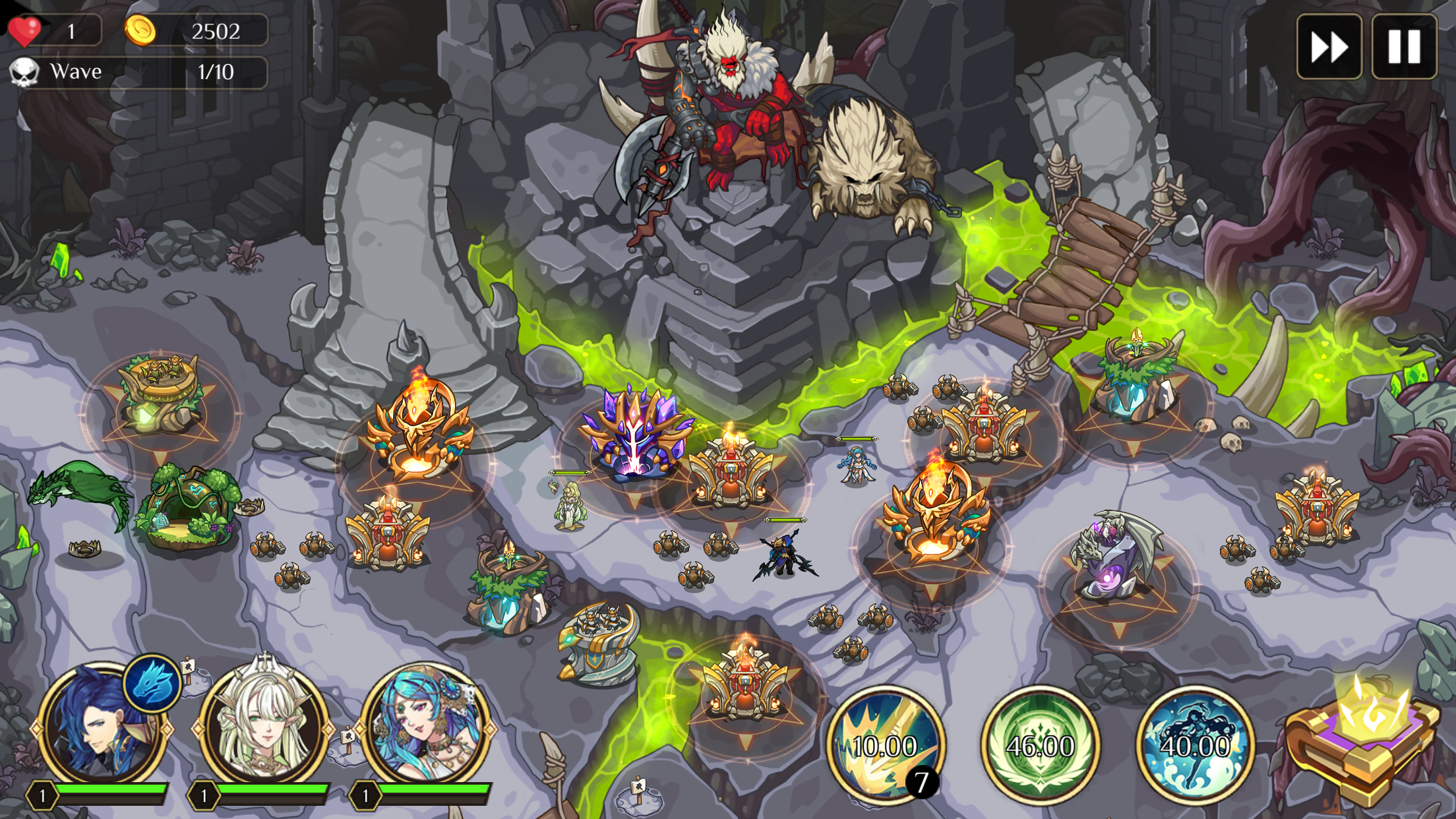 اسکرین شات 2 بازی Kingdom War: Tower Defense TD