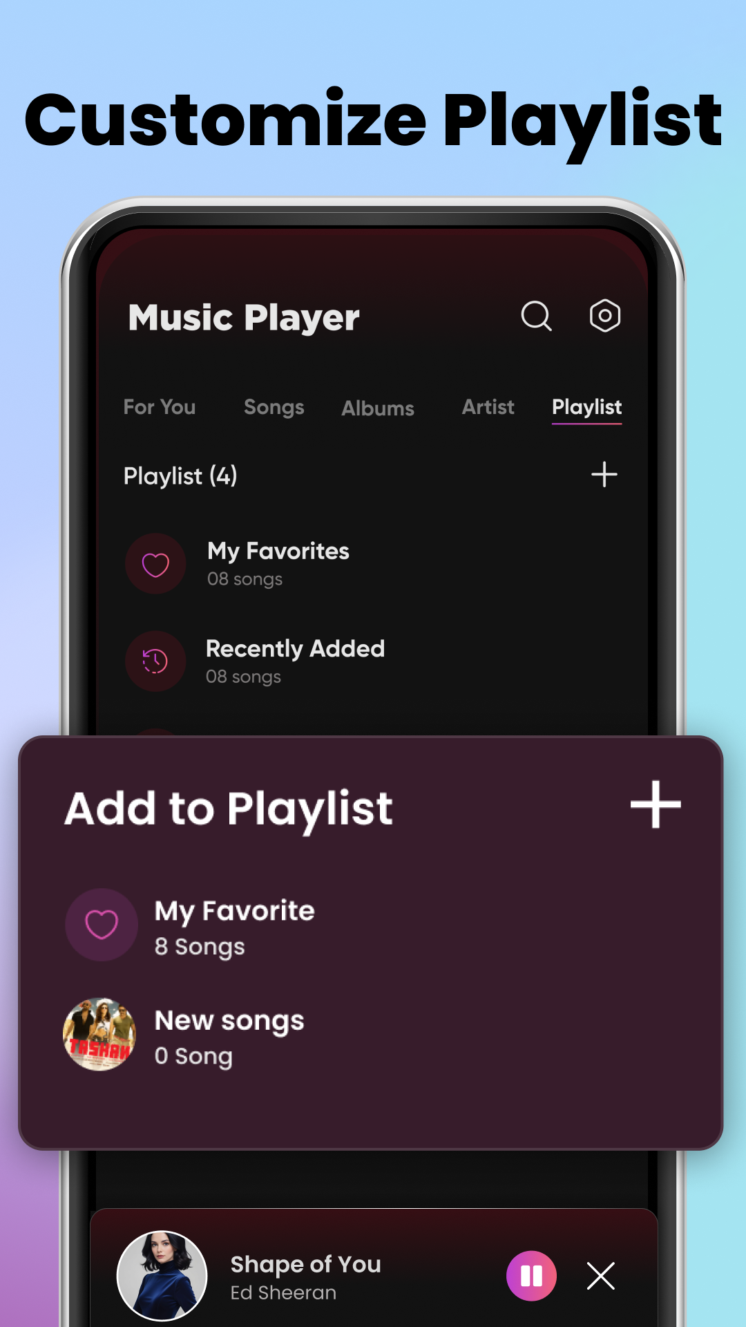 اسکرین شات 5 برنامه Music Player 2026: Offline MP3