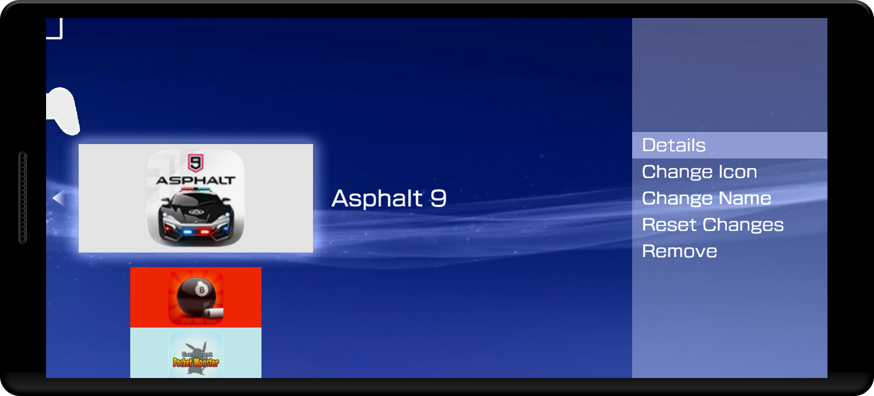 اسکرین شات 1 برنامه PSP Simulator - Launcher