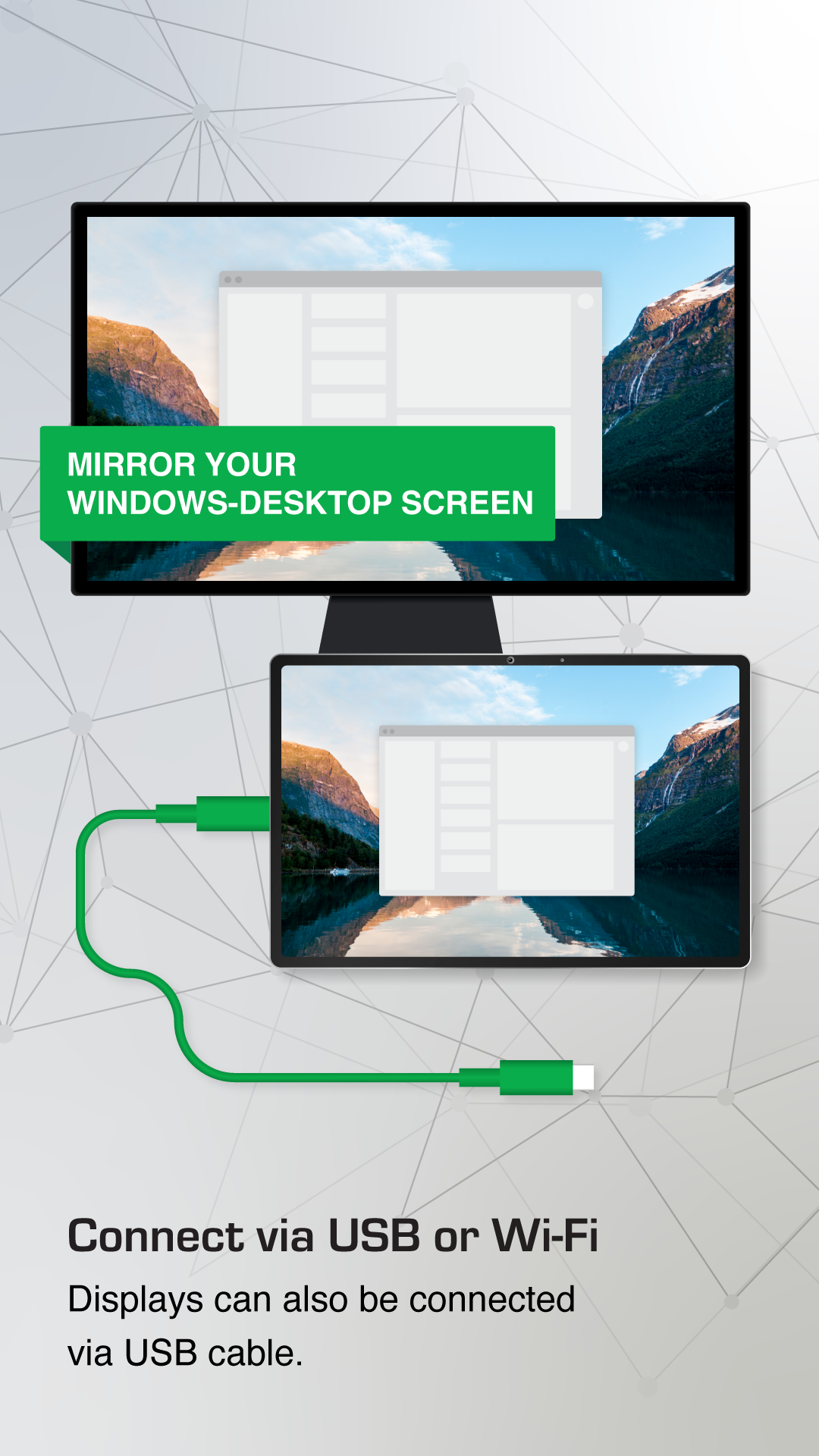 اسکرین شات 4 برنامه spacedesk - USB Display for PC