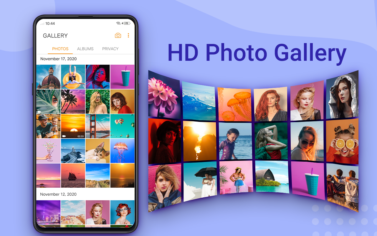 اسکرین شات 1 برنامه Photo Gallery & Album