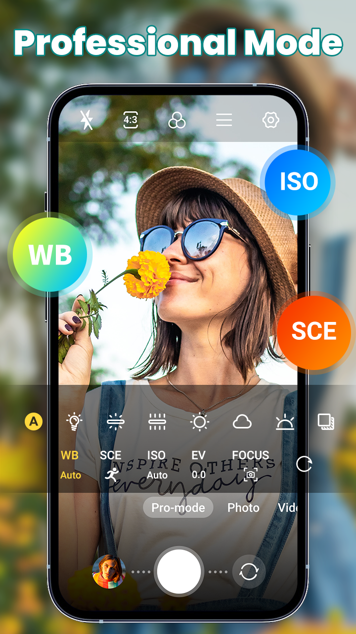 اسکرین شات 3 برنامه Camera for Android - Fast Snap