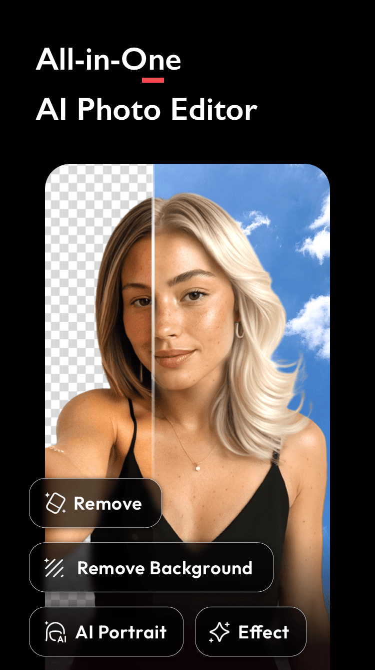 اسکرین شات 1 برنامه AI Photo Editor - Polish