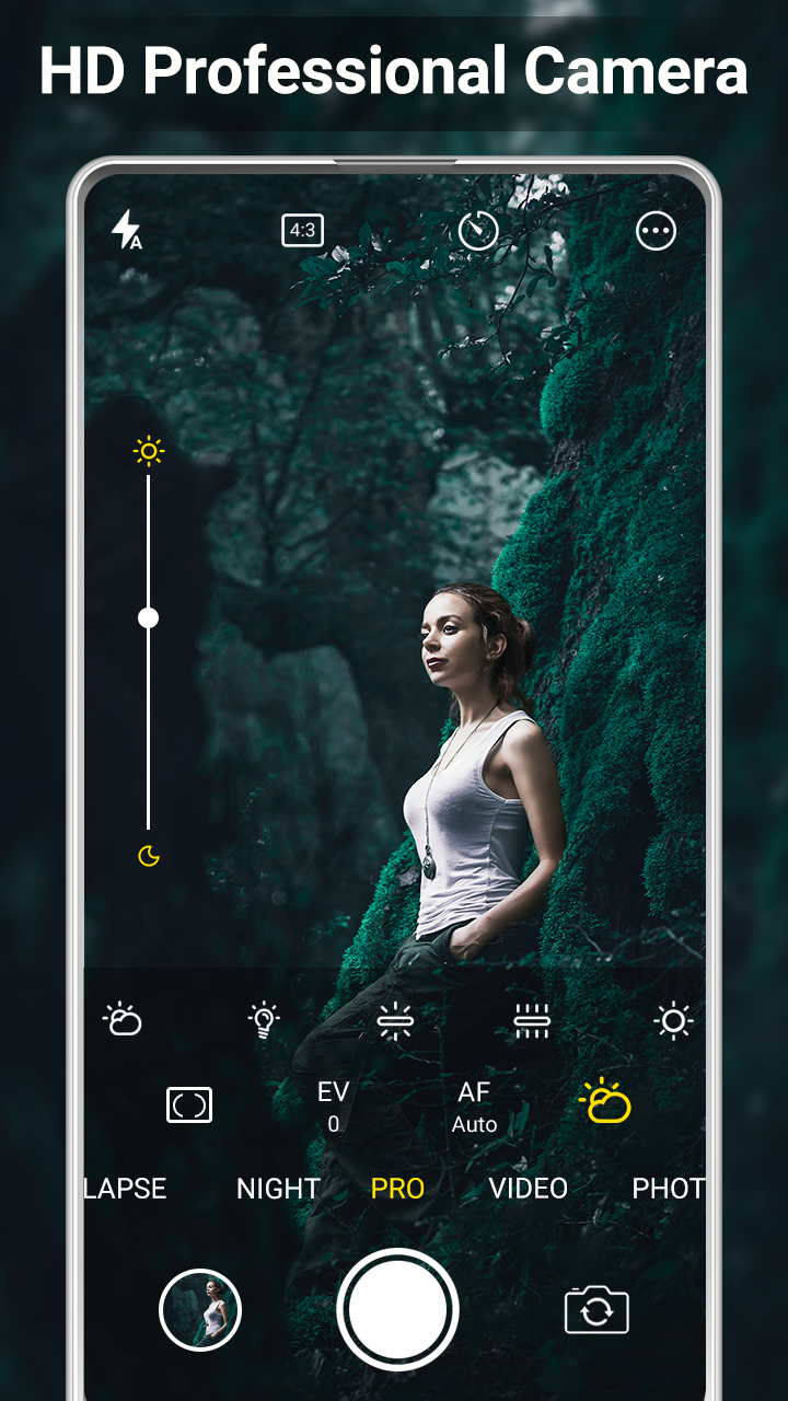 اسکرین شات 2 برنامه HD Camera for Android: 4K Cam