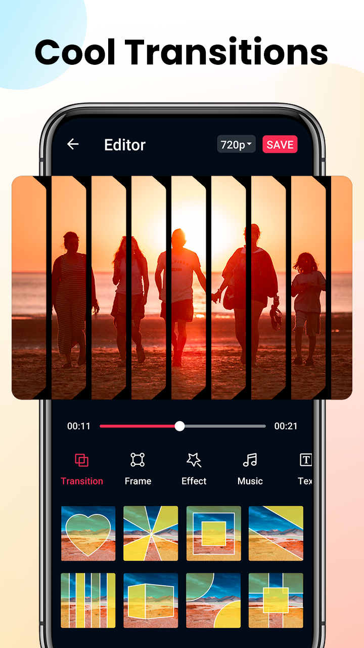 اسکرین شات 2 برنامه Video Maker With Music & Photo