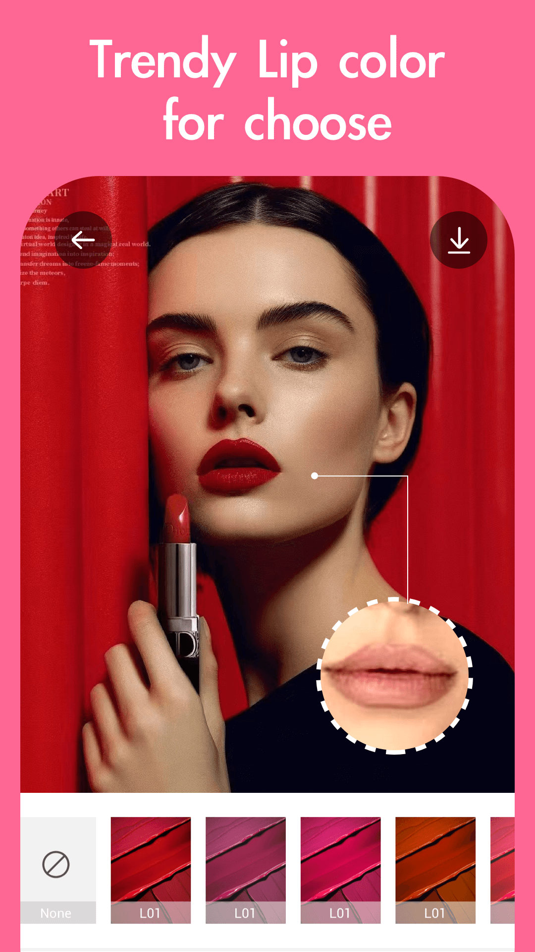 اسکرین شات 2 برنامه Pretty Makeup - Beauty Camera