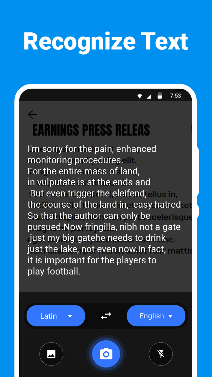 اسکرین شات 2 برنامه Photo Translator All Languages