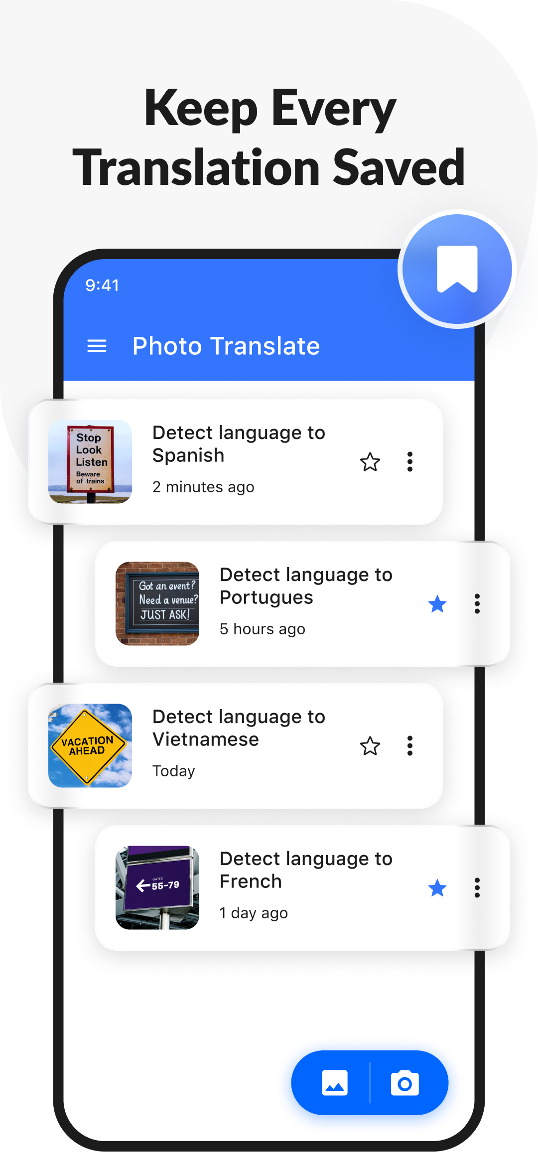 اسکرین شات 6 برنامه Photo Translator All Languages