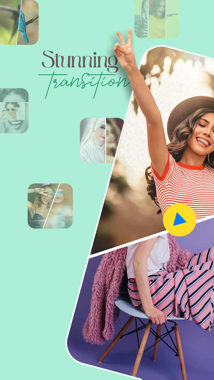 اسکرین شات 1 برنامه Photo Video Maker With Music