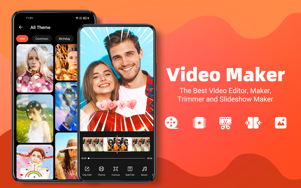 اسکرین شات 1 برنامه Photo Video Maker with Song