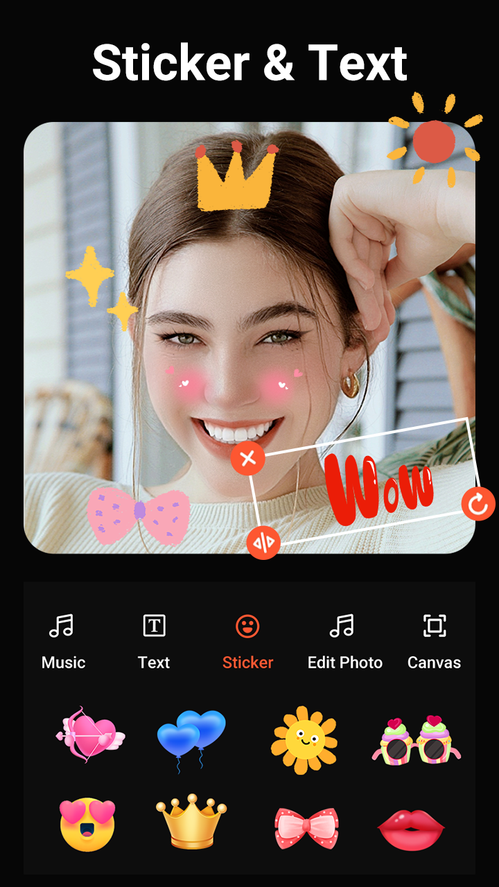 اسکرین شات 6 برنامه Photo Video Maker with Song