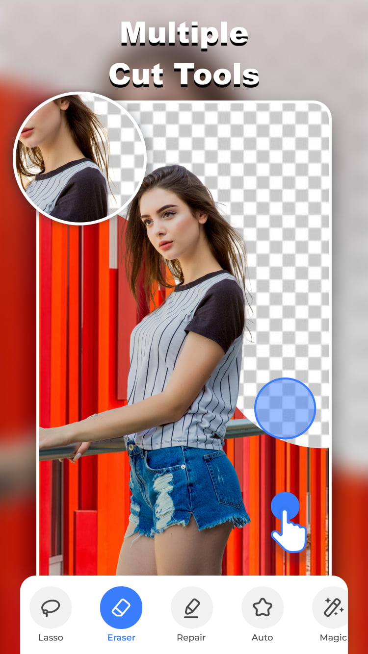 اسکرین شات 2 برنامه Cut and Paste Photo Editor
