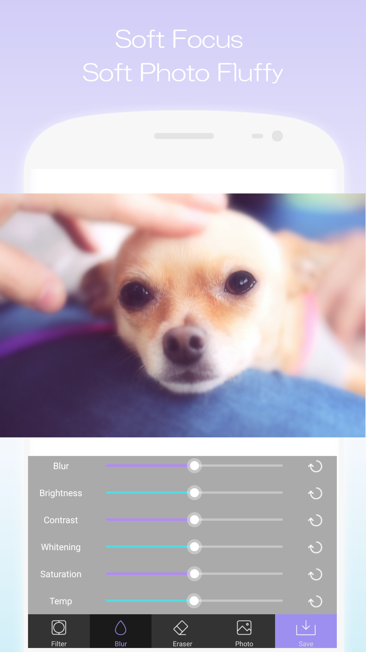 اسکرین شات 7 برنامه Soft Focus : Soft Photo Fluffy