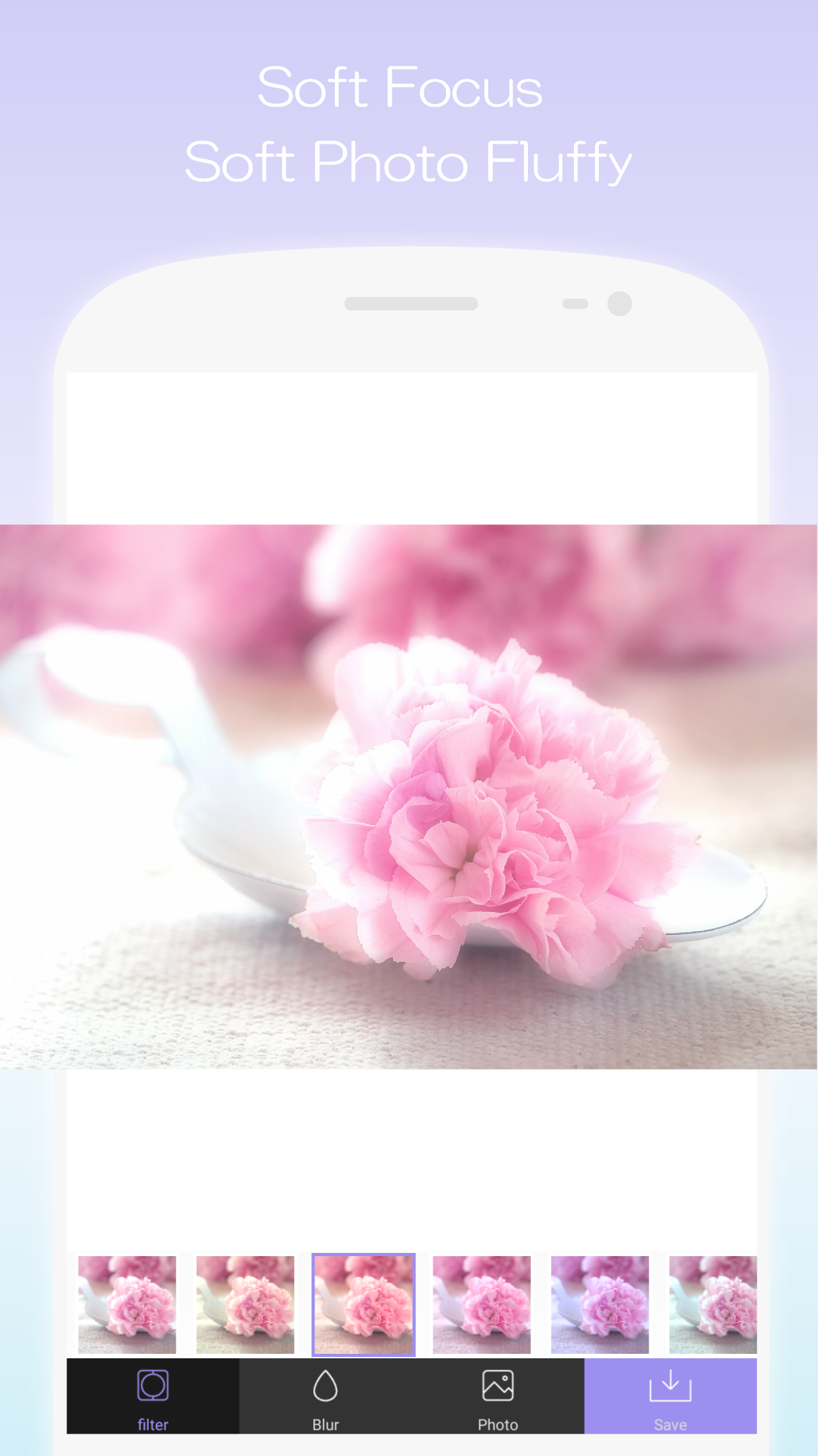 اسکرین شات 2 برنامه Soft Focus : Soft Photo Fluffy