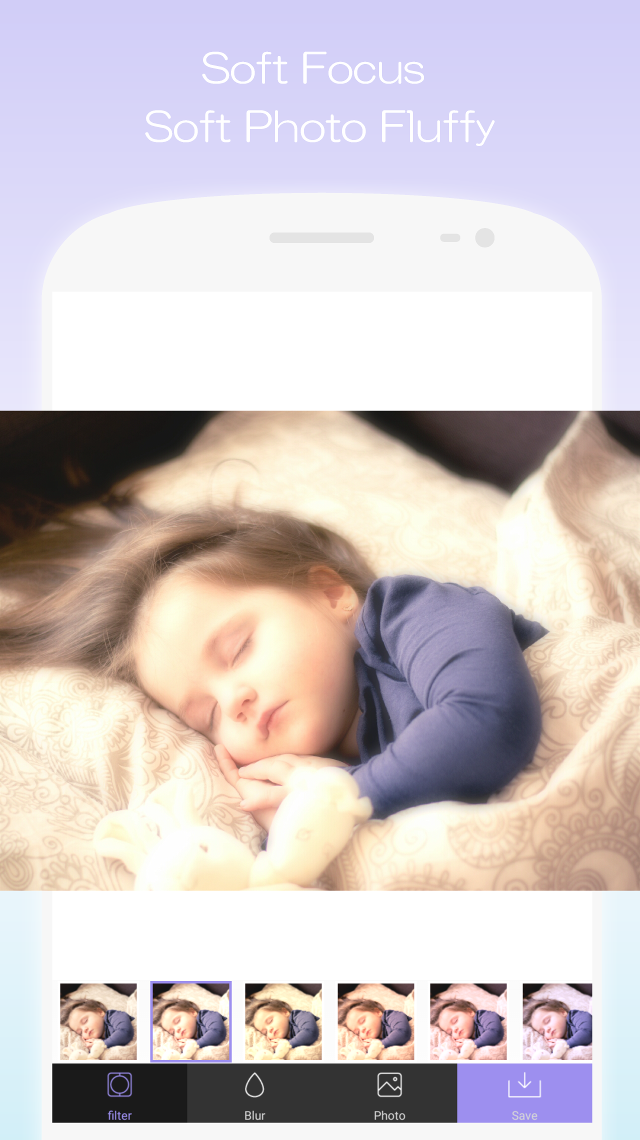 اسکرین شات 5 برنامه Soft Focus : Soft Photo Fluffy