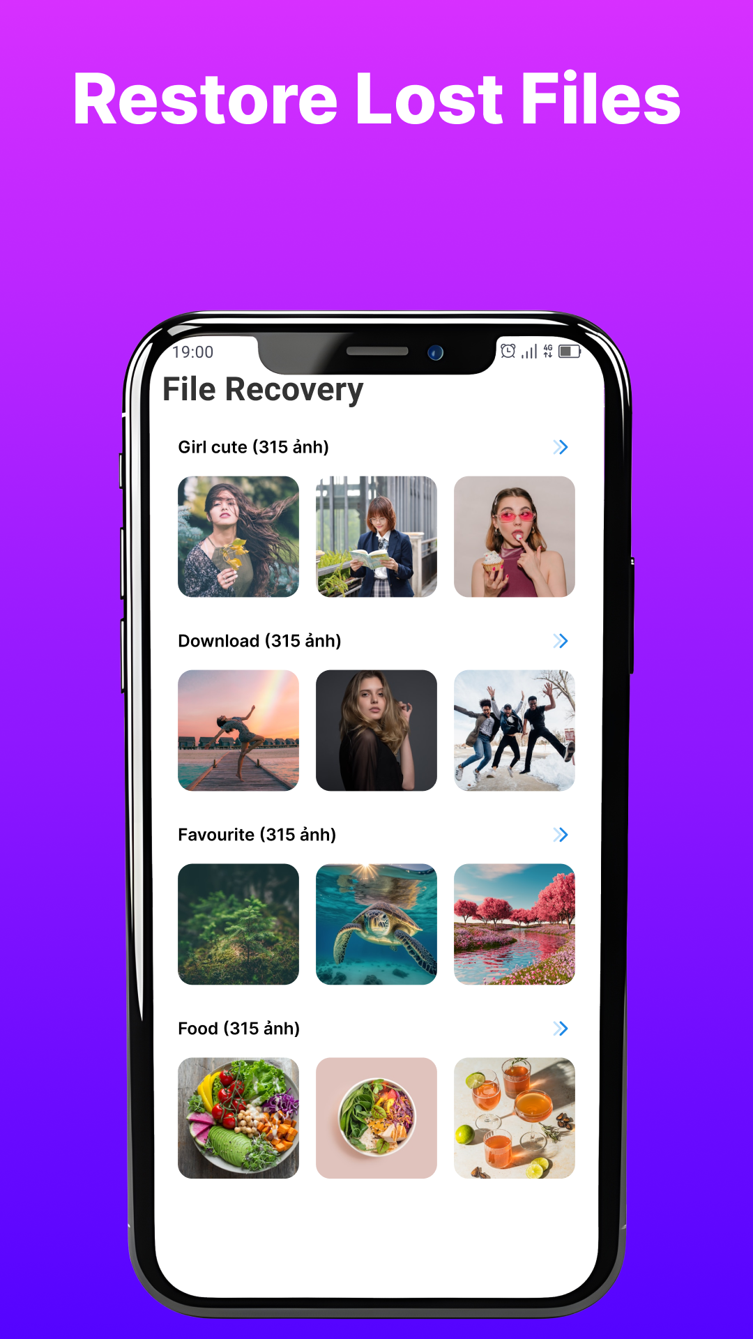 اسکرین شات 3 برنامه Photo Recovery, All Restore