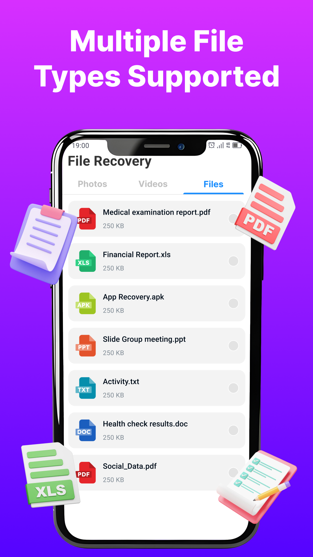 اسکرین شات 4 برنامه Photo Recovery, All Restore