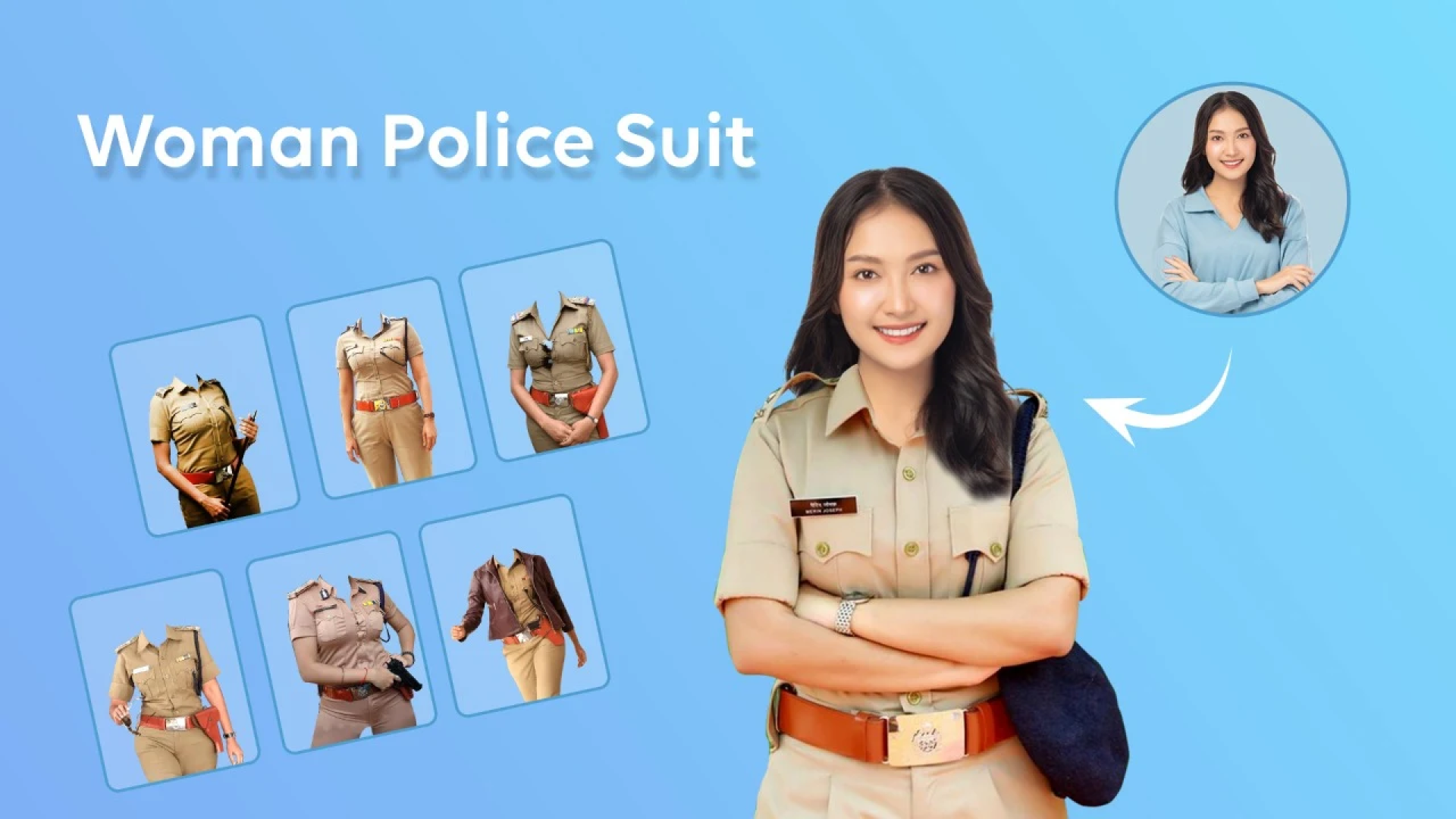 اسکرین شات 2 برنامه Police Photo Suit Maker