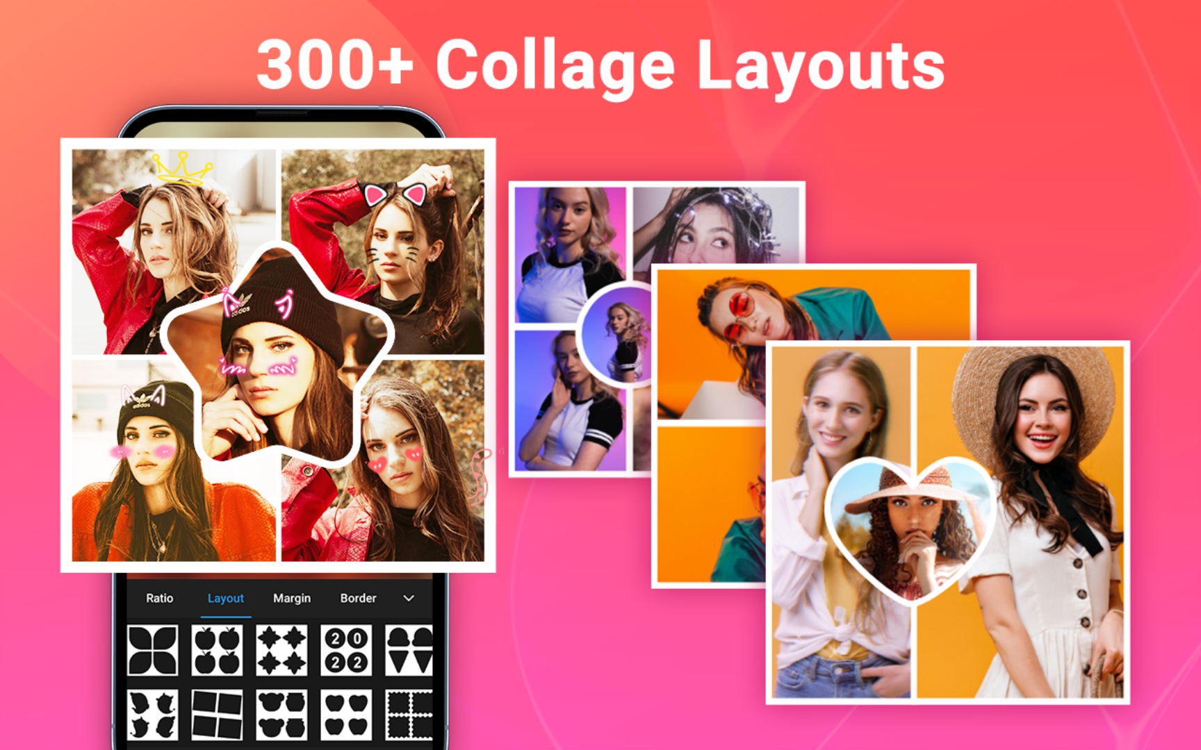 اسکرین شات 1 برنامه Photo Collage Maker: AI Editor