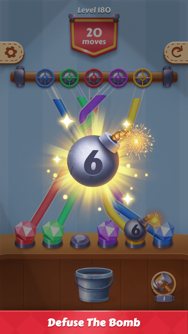 اسکرین شات 5 بازی Tangle Fun 3D- Untie all knots