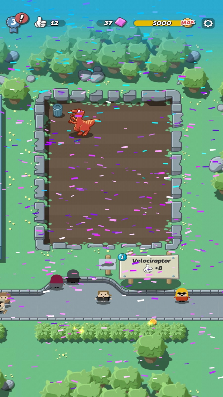 اسکرین شات 3 بازی پارک دینو دیوانه | نسخه مود شده