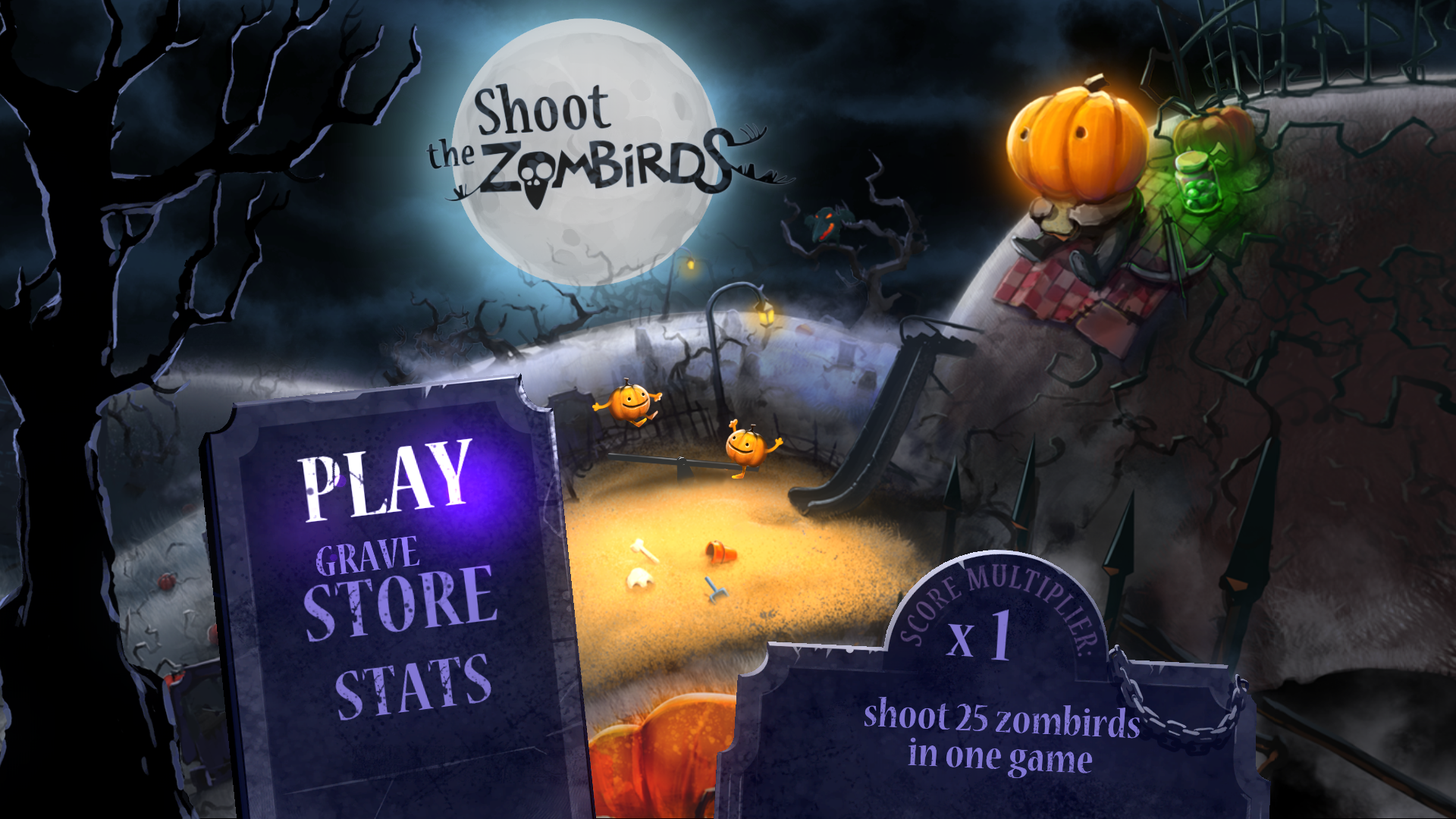 اسکرین شات 3 بازی Shoot The Zombirds