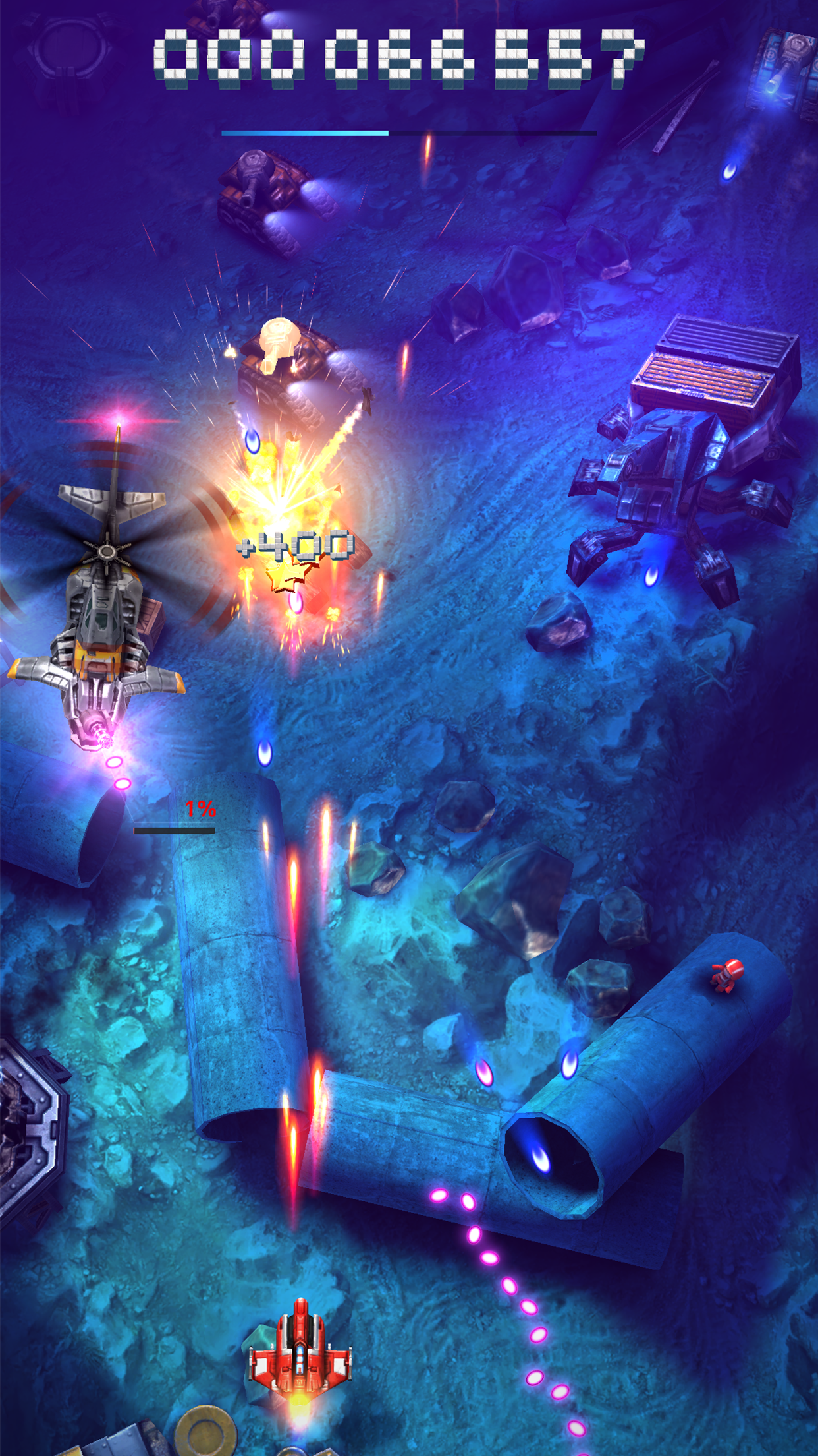 اسکرین شات 6 بازی Sky Force Reloaded