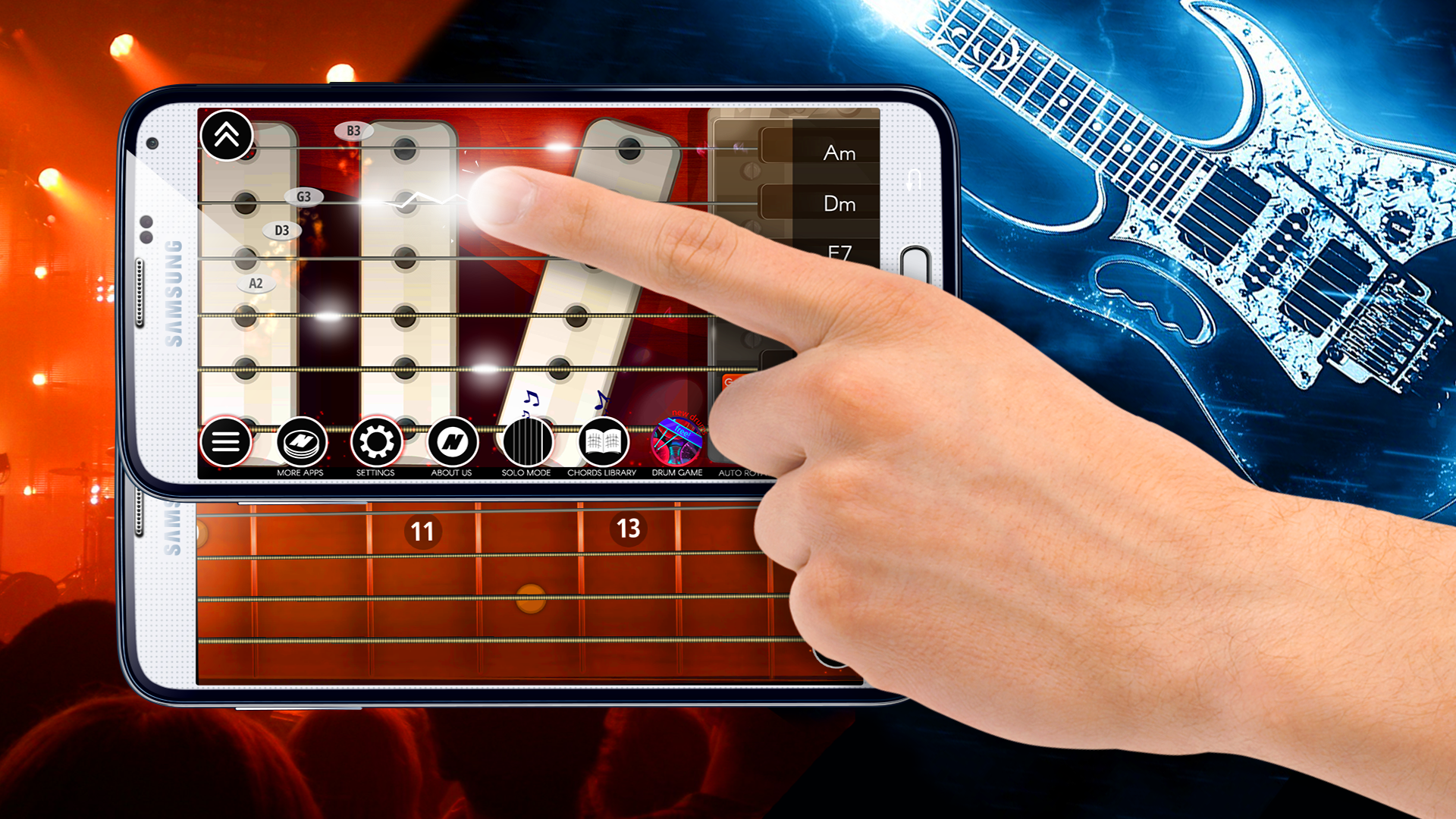 اسکرین شات 1 برنامه Electric Guitar