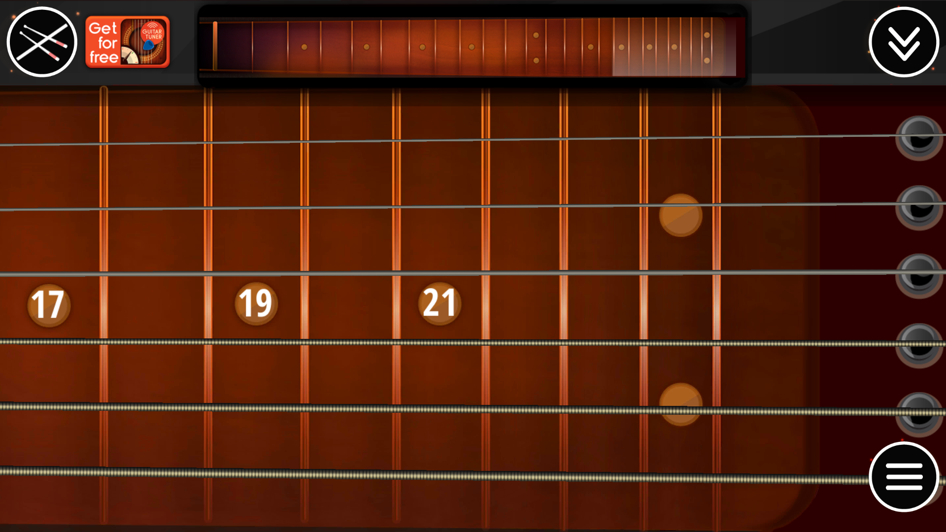 اسکرین شات 3 برنامه Electric Guitar