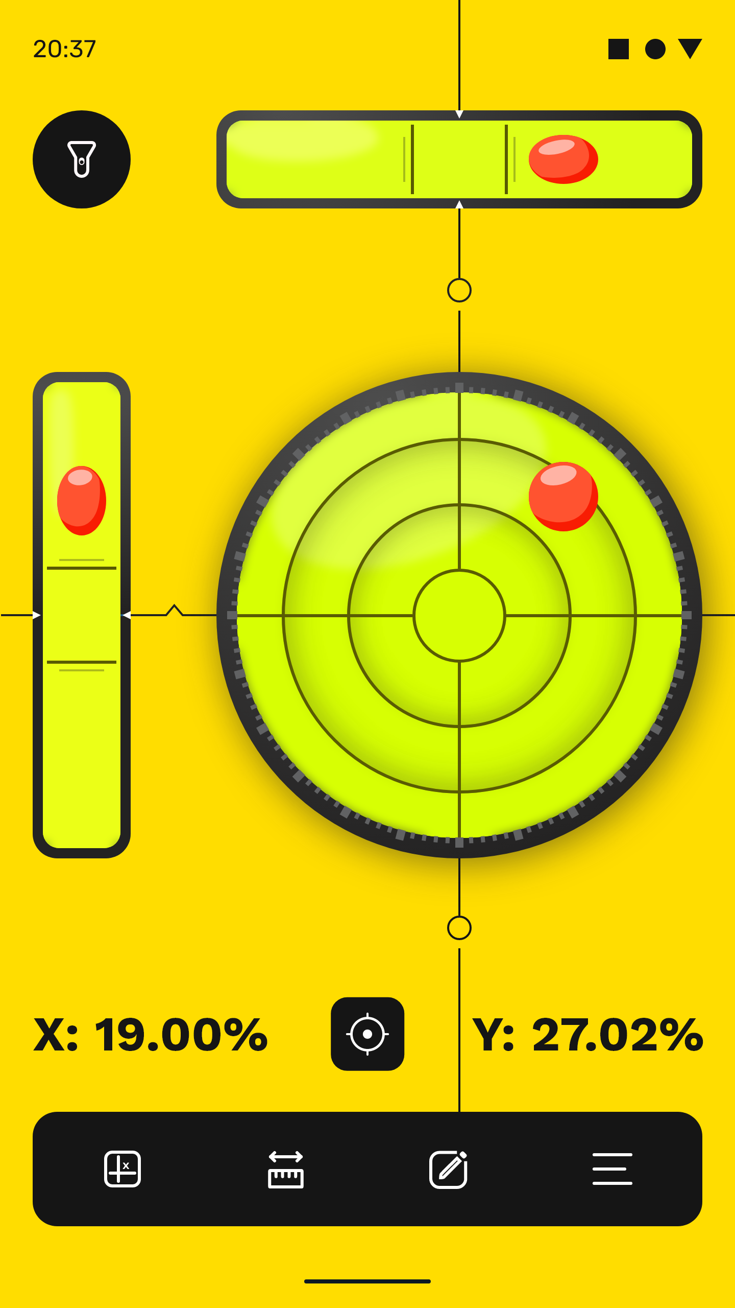 اسکرین شات 5 برنامه Perfect Level (Bubble & Laser)