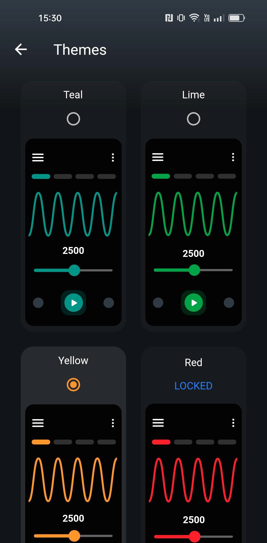 اسکرین شات 4 برنامه Frequency Generator (Sound)