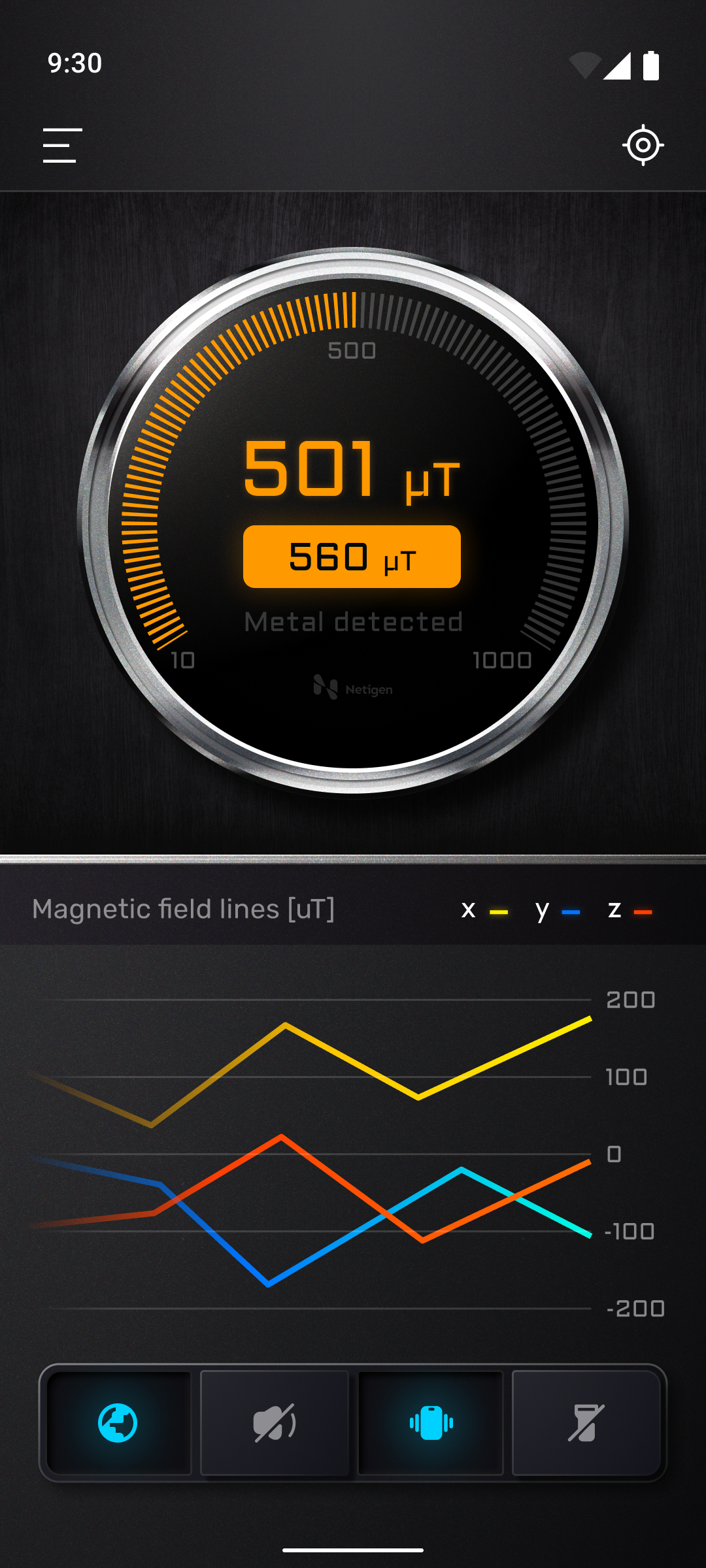 اسکرین شات 1 برنامه Metal Detector