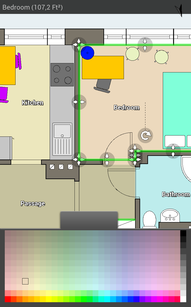 اسکرین شات 5 برنامه Floor Plan Creator