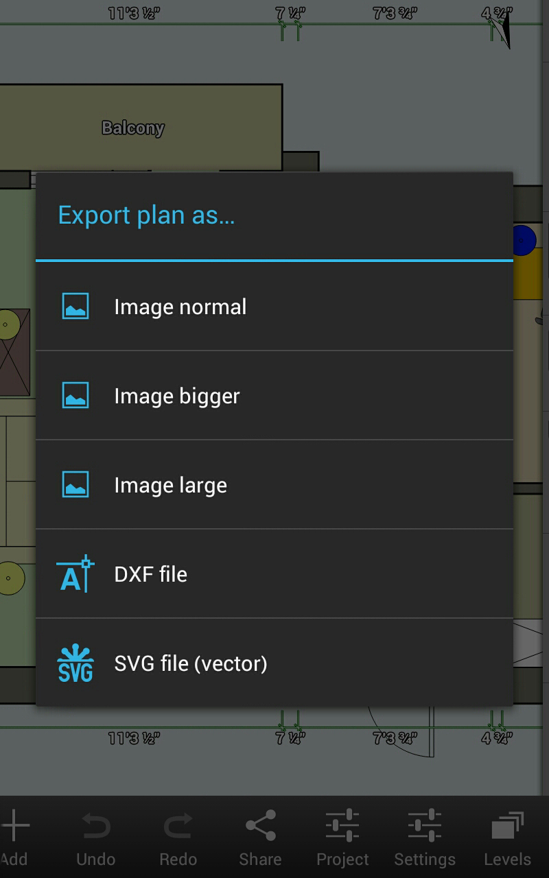 اسکرین شات 8 برنامه Floor Plan Creator