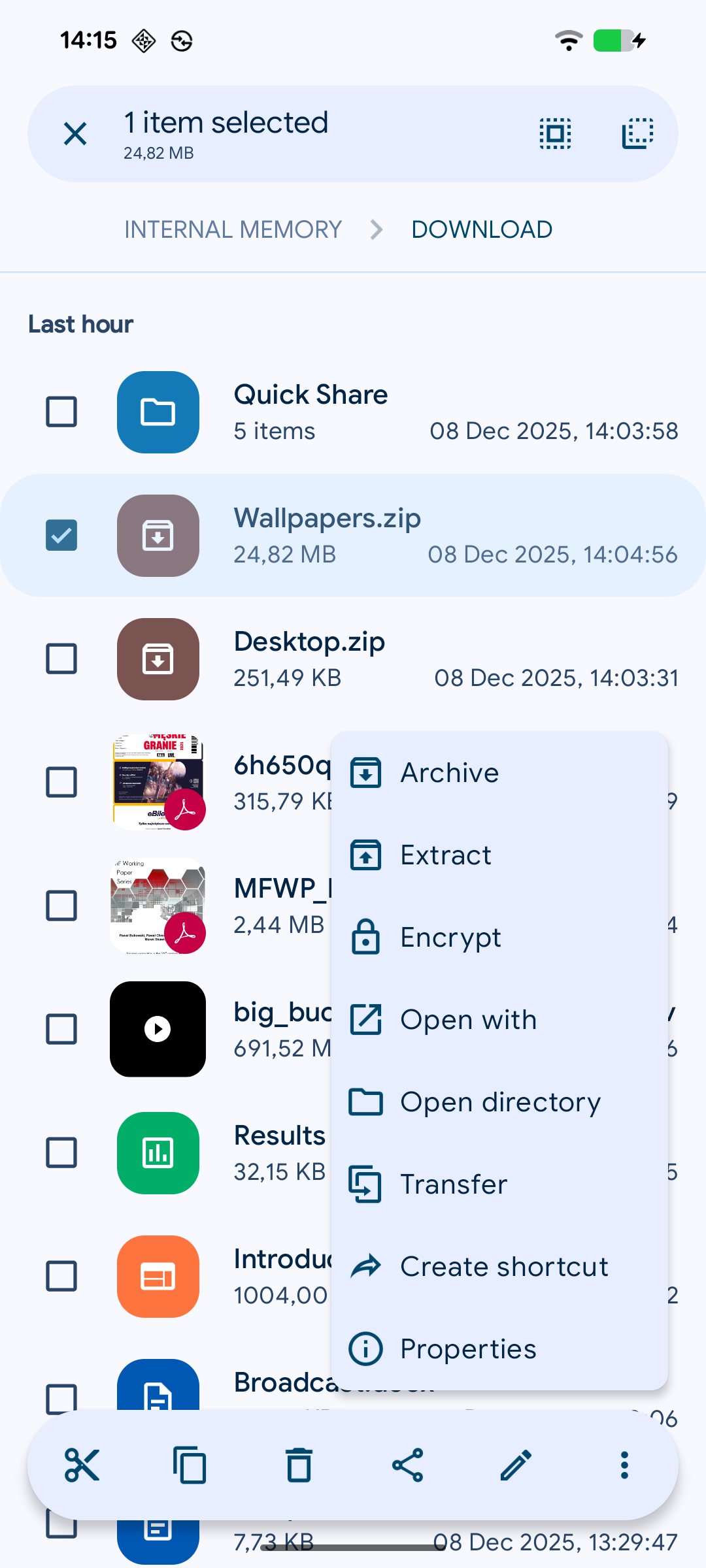 اسکرین شات 2 برنامه Solid Explorer File Manager