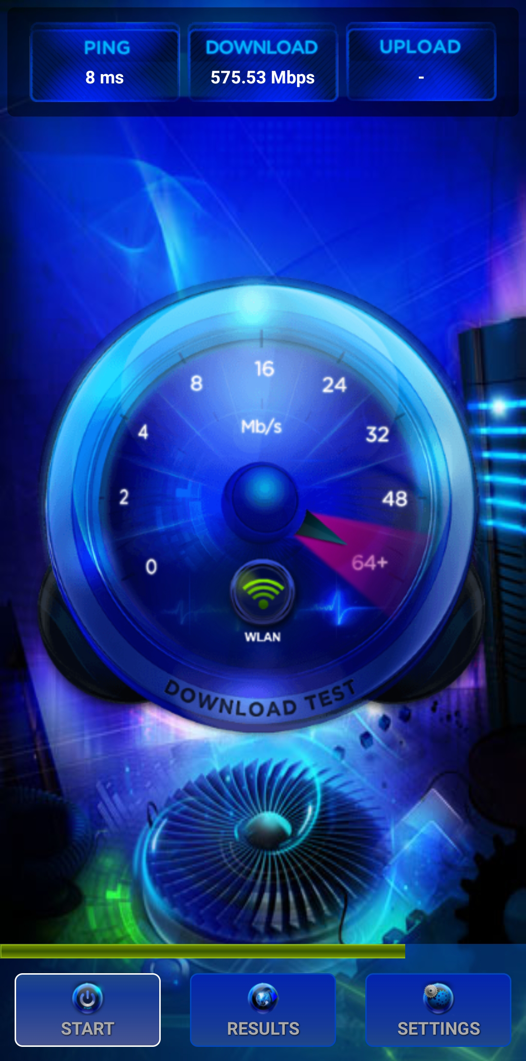 اسکرین شات 2 برنامه V-SPEED Speed Test