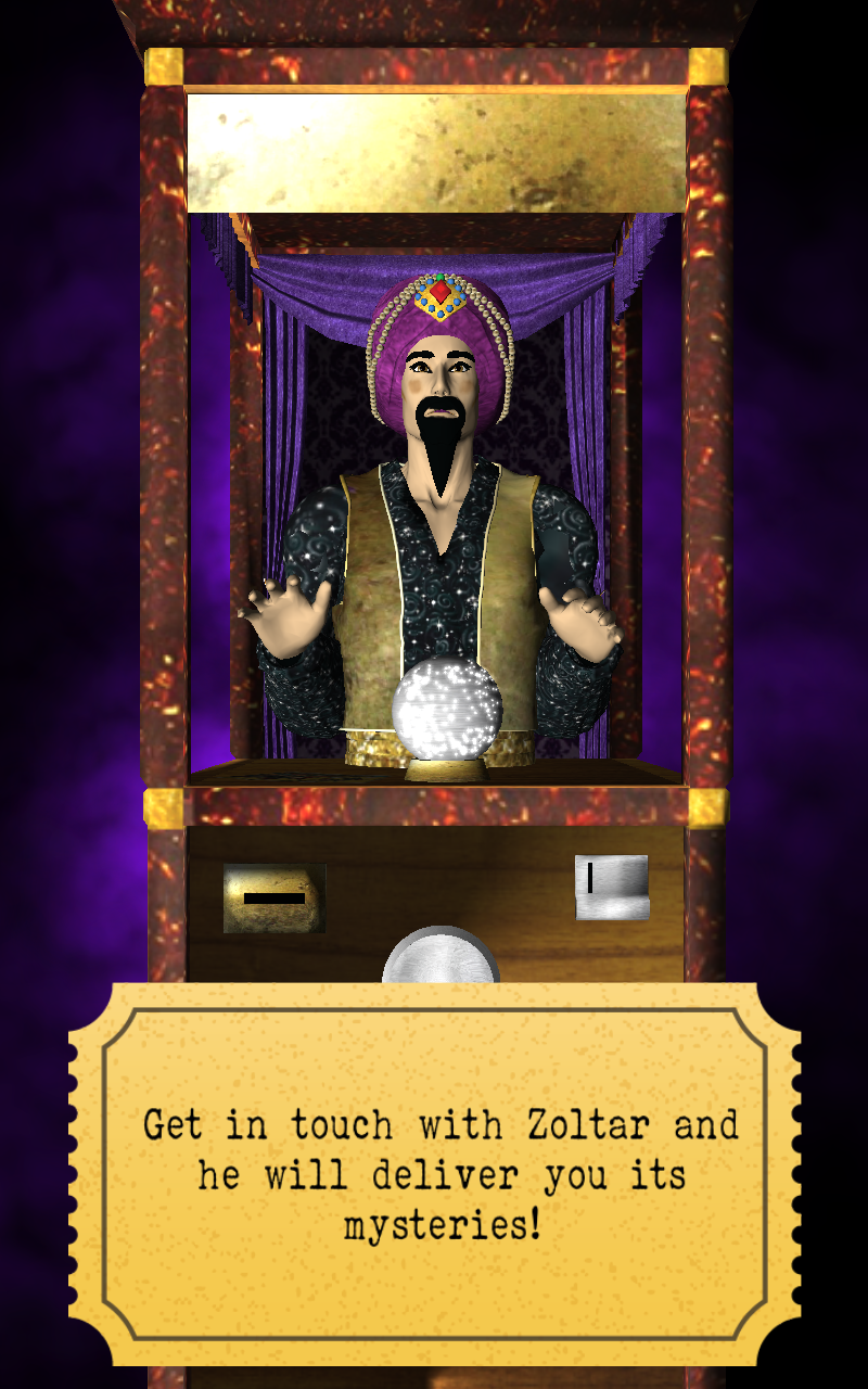اسکرین شات 2 برنامه Zoltar fortune telling 3D