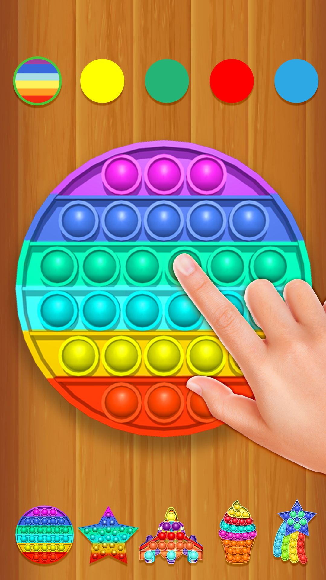 اسکرین شات 3 بازی Pop It ASMR: Fidget Trading 3D