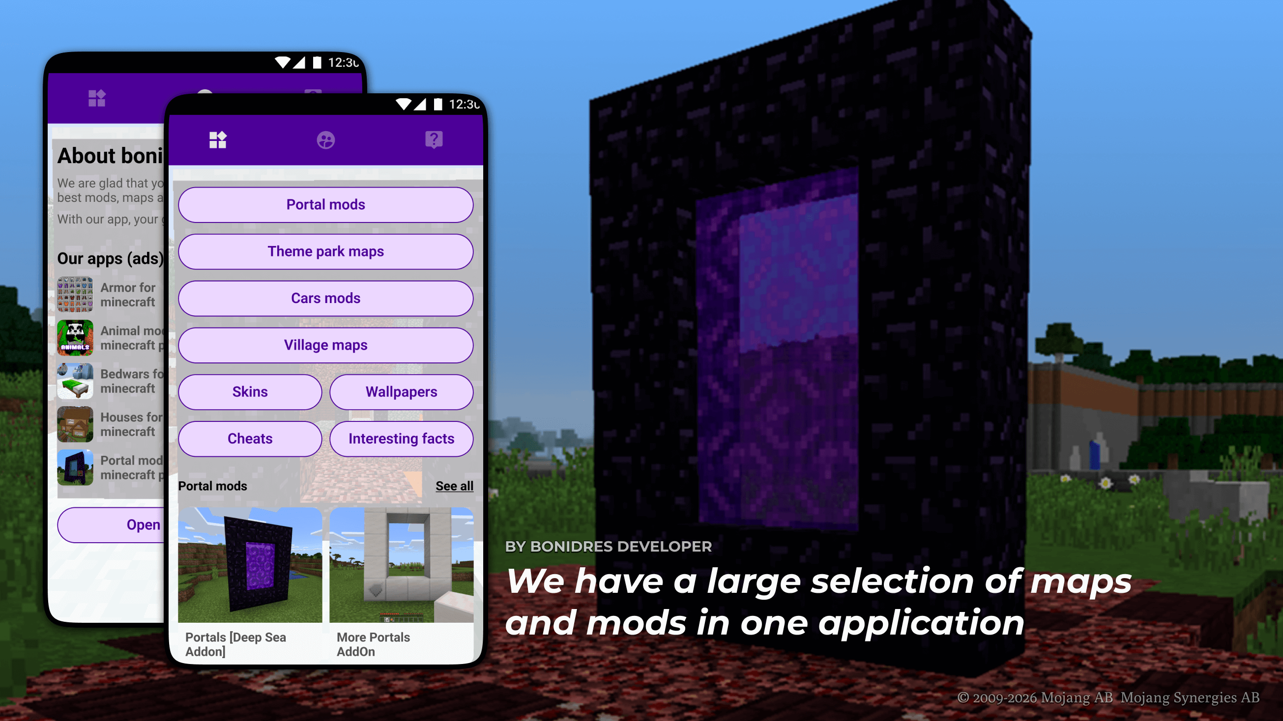 اسکرین شات 2 برنامه portal mod for minecraft pe