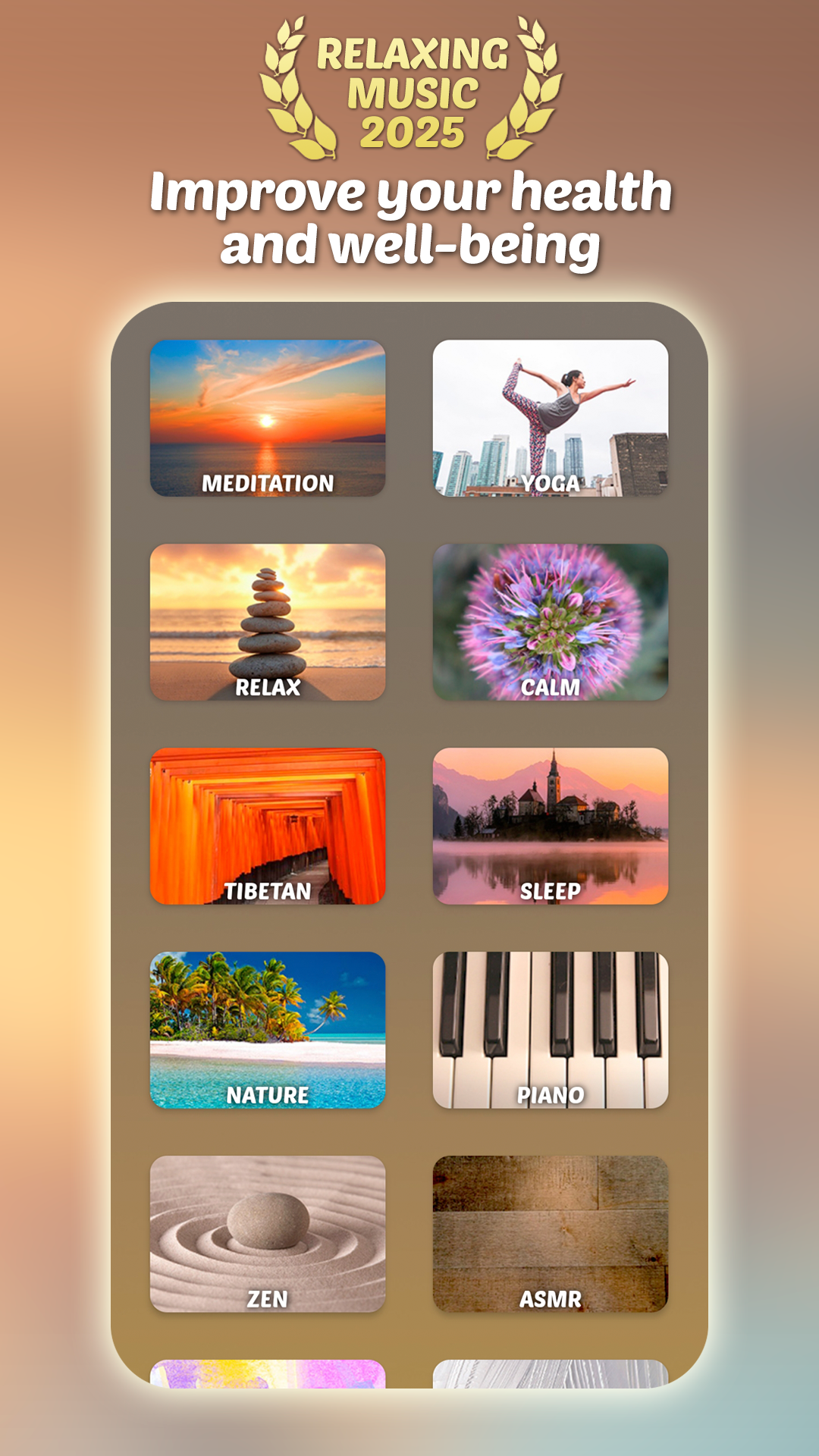 اسکرین شات 1 برنامه Relaxing music for sleep