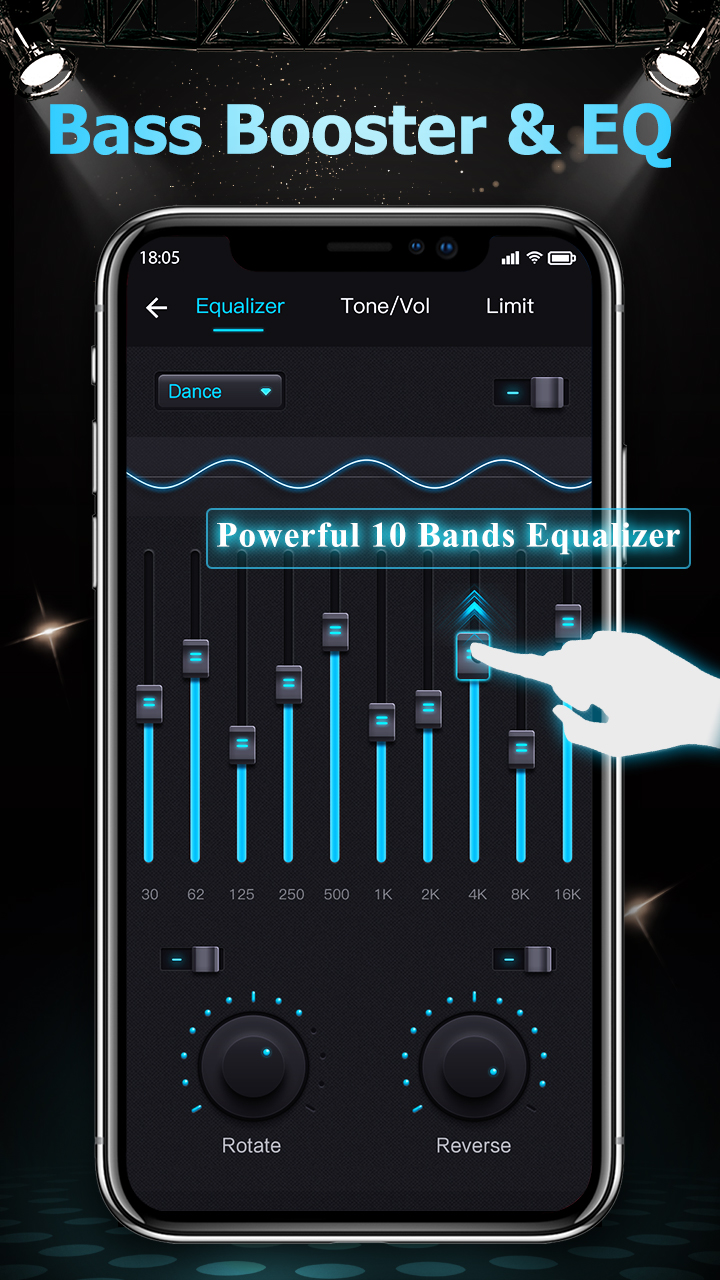 اسکرین شات 3 برنامه Music Player - Audio Player
