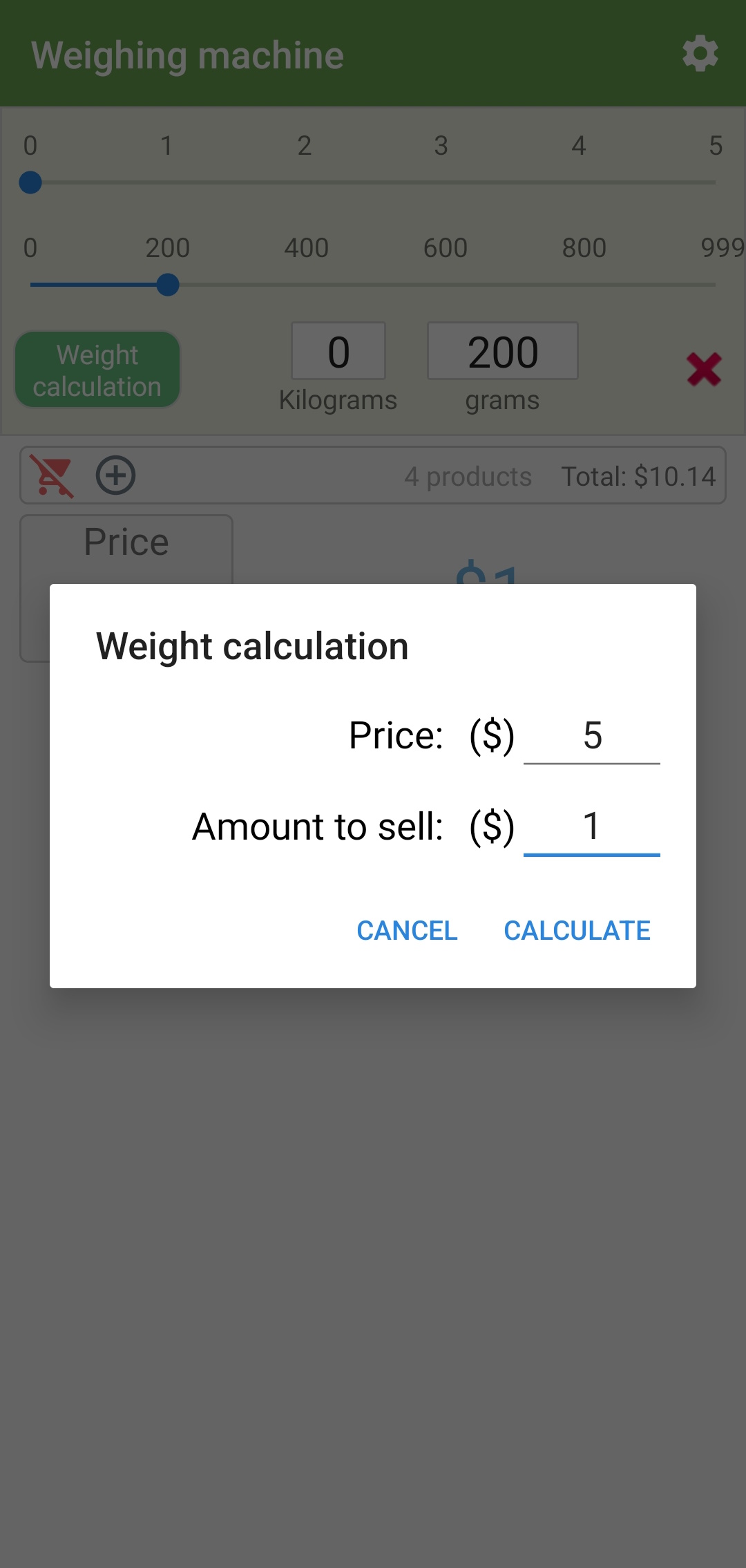 اسکرین شات 3 برنامه Mobile weight scale machine
