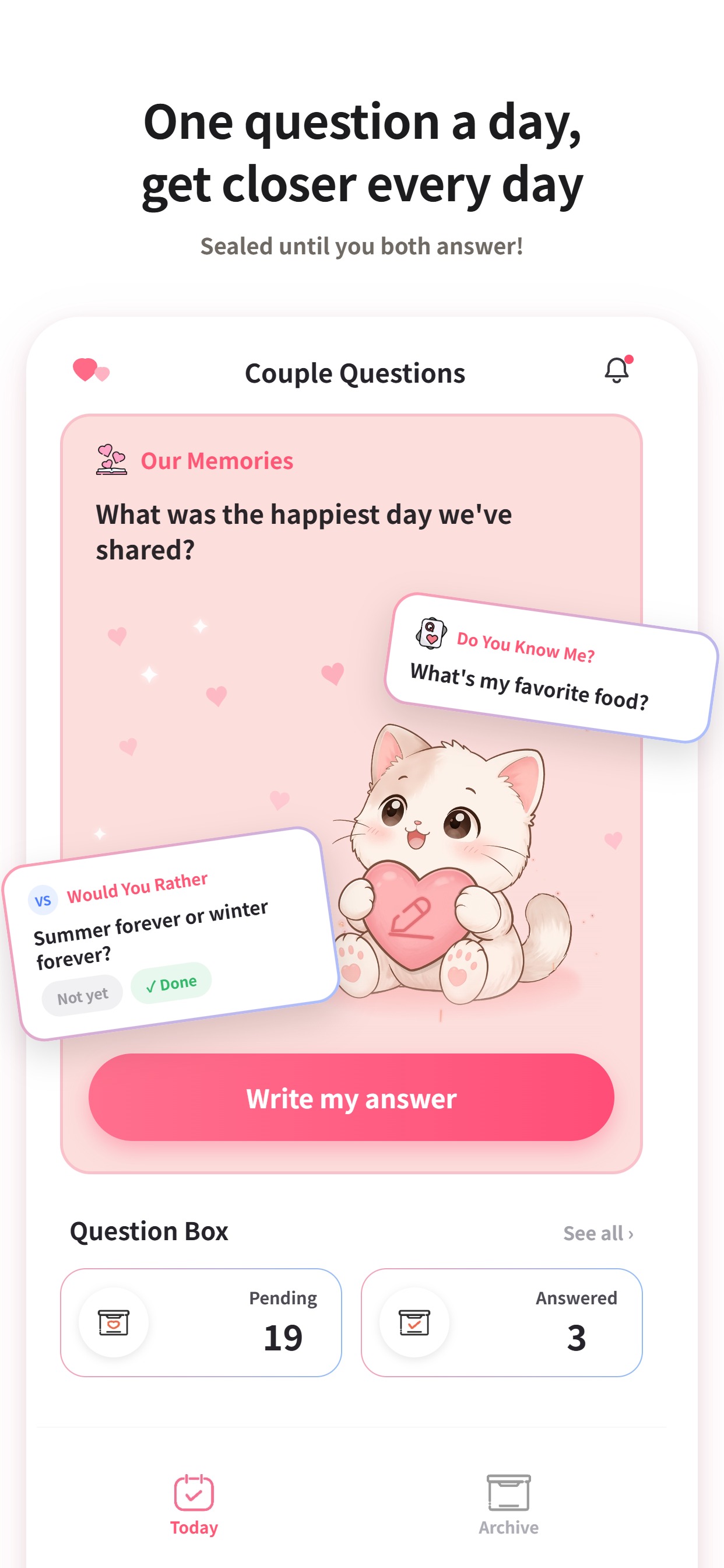 اسکرین شات 3 برنامه Couple Widget : Love Countdown