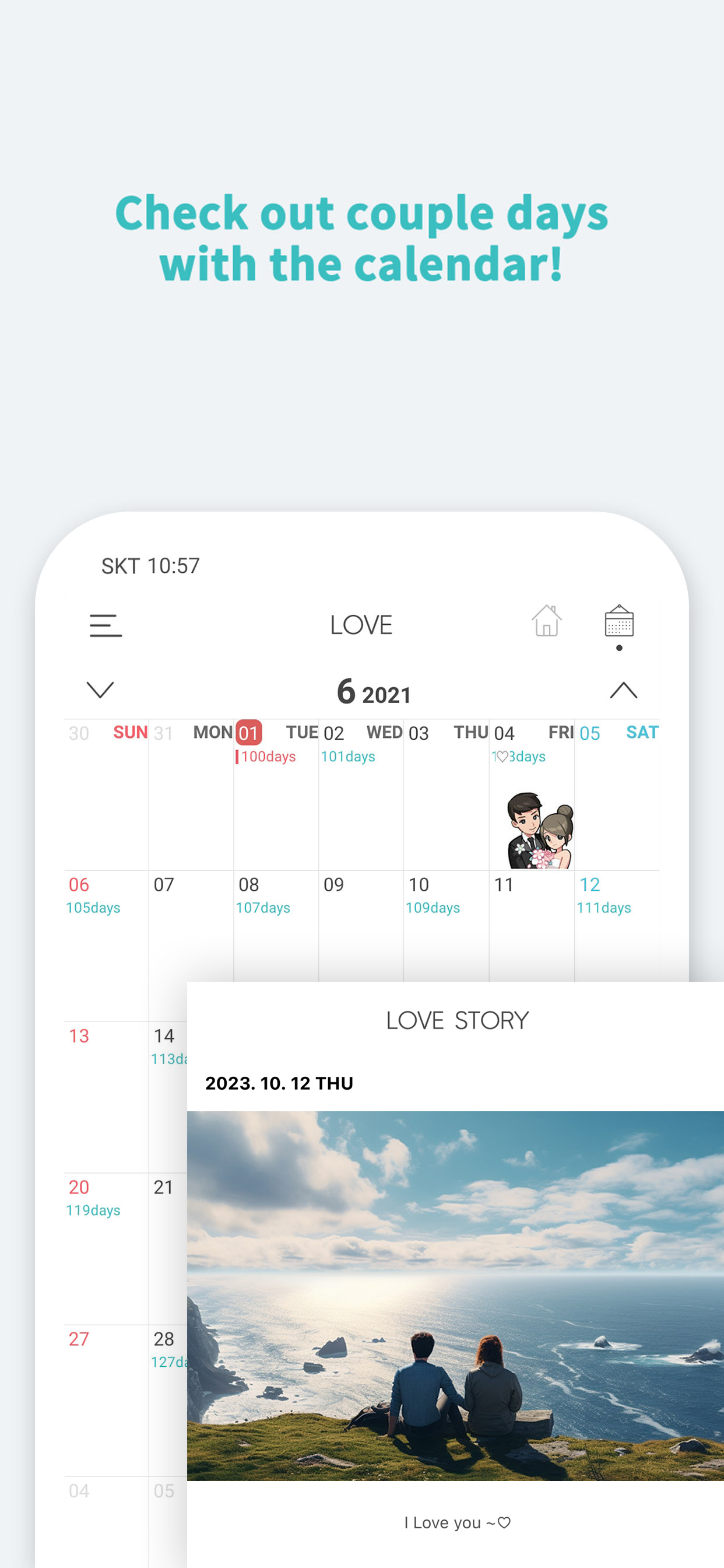 اسکرین شات 7 برنامه Couple Widget : Love Countdown